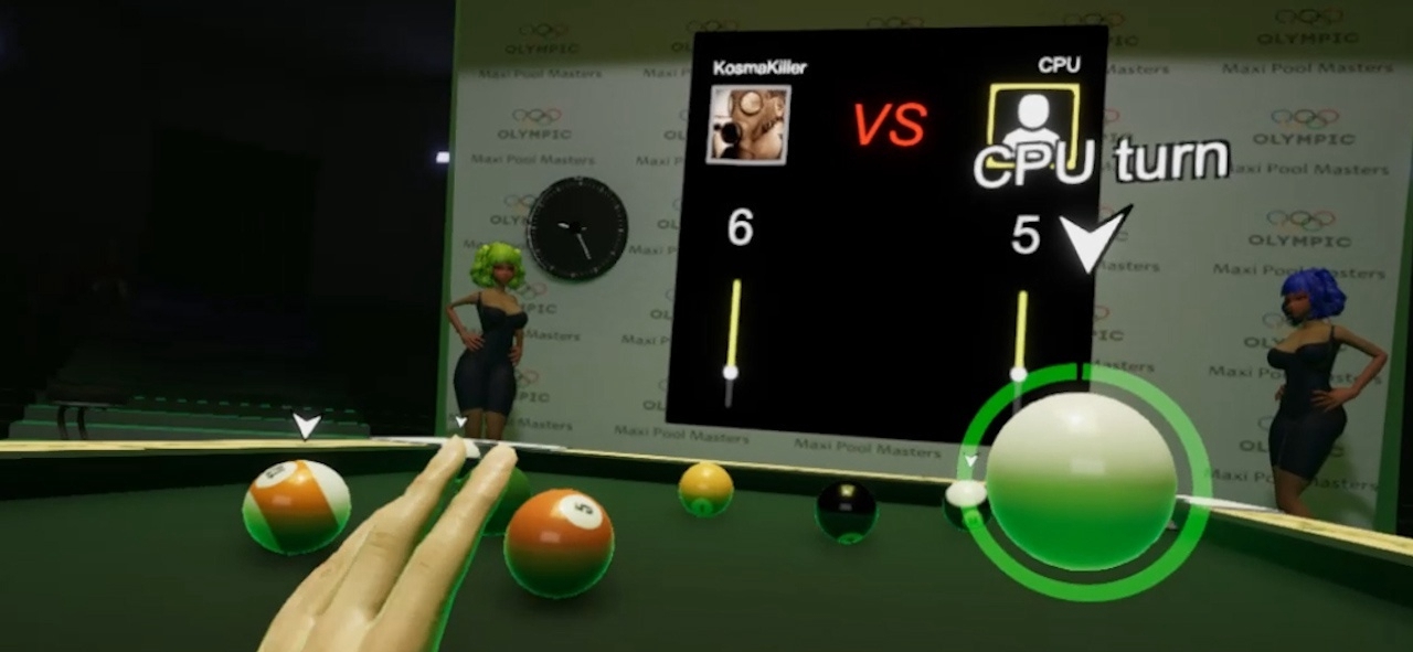 [VR交流学习] 台球大师 VR (Maxi Pool Masters VR) vr game crack