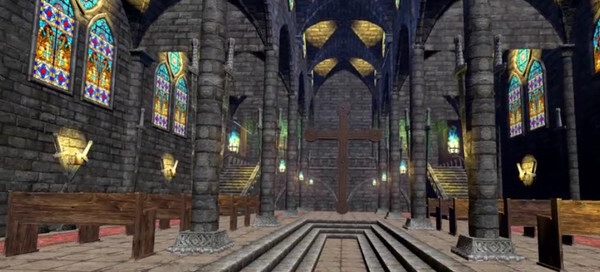 [VR游戏下载]中世纪基督教堂祈祷Pray in VR Medieval Christian Chur...