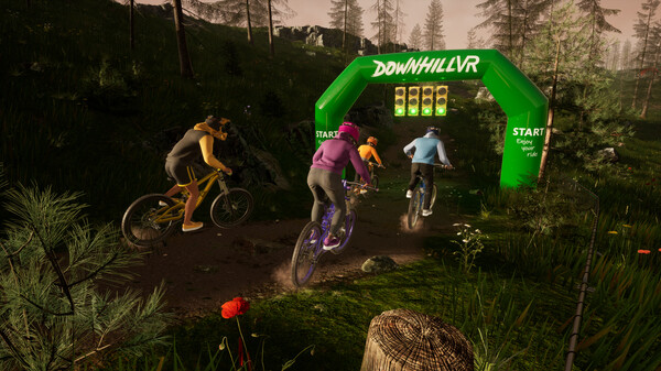 [VR游戏下载] 山地自行车比赛 VR（DownhillVR）