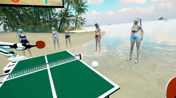 [VR游戏下载] 沙滩乒乓宝贝VR（Beach Ping Pong Babes VR）