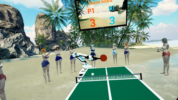 [VR游戏下载] 沙滩乒乓宝贝VR（Beach Ping Pong Babes VR）