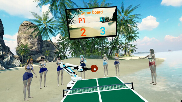 [VR游戏下载] 沙滩乒乓宝贝VR（Beach Ping Pong Babes VR）